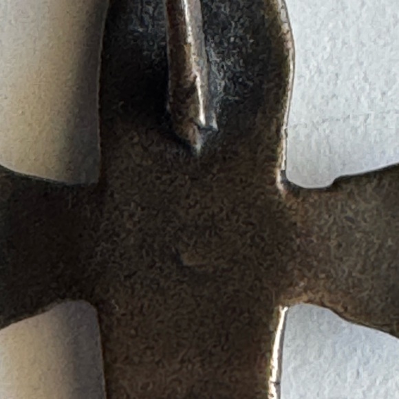 Kalevala Kori “Sisilisko” Bronze Patina (Lizard) Cross Shaped Pendant - Picture 8 of 9